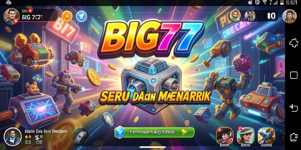 Tampilan gameplay dari BIG77 yang menarik dan dinamis.