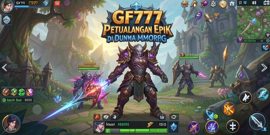 Tampilan gameplay GF777 dengan petualangan epik dan grafis menawan.