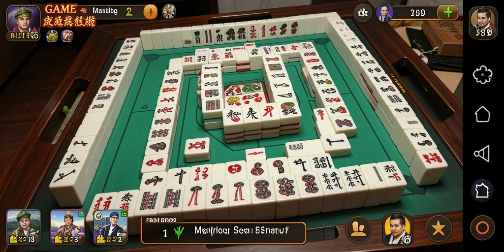Gameplay seru V89 dengan tampilan Mahjong yang menarik.